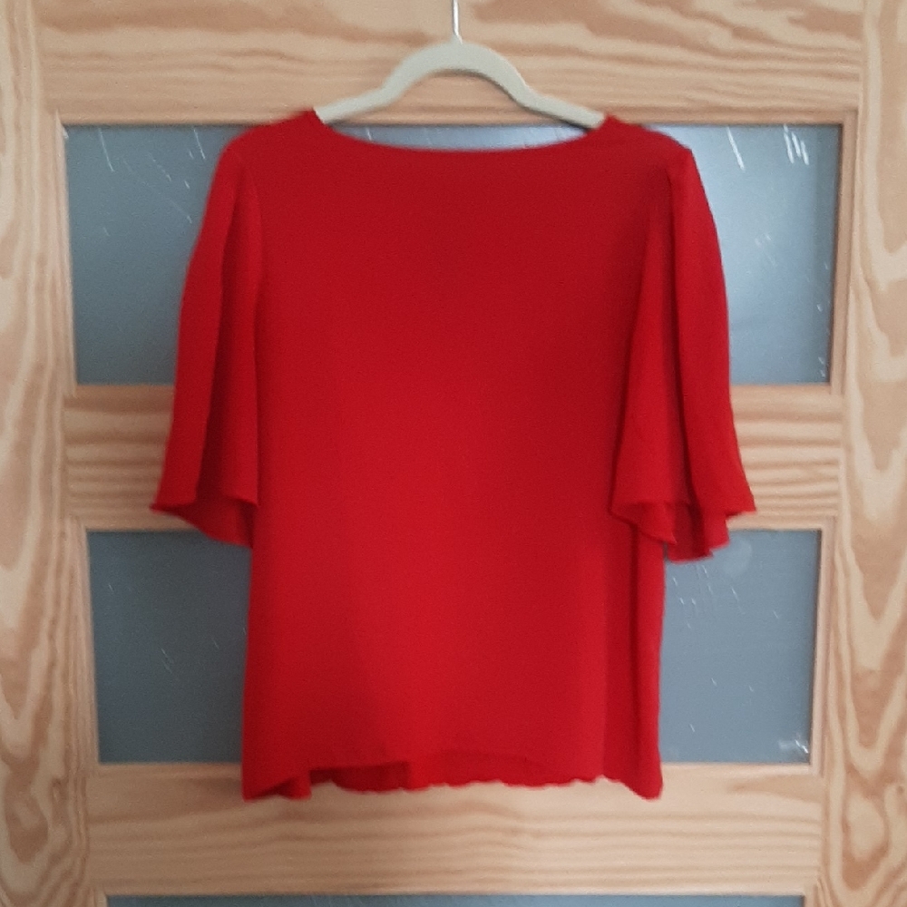 LOFT Elegant Red Women's Breezy Top